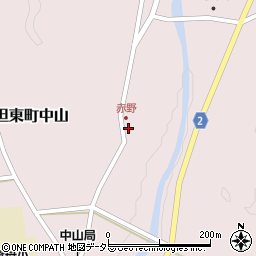 兵庫県豊岡市但東町中山443-1周辺の地図