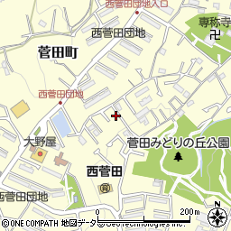 神奈川県横浜市神奈川区菅田町618周辺の地図