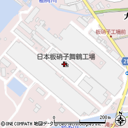 日本板硝子舞鶴工場周辺の地図