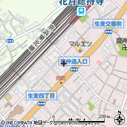 コスモ横浜鶴見周辺の地図