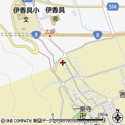 滋賀県長浜市木之本町西山1109周辺の地図