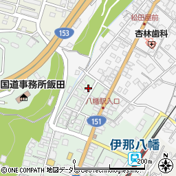 長野県飯田市八幡町2072周辺の地図