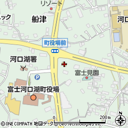 ローソン富士河口湖町役場前店周辺の地図