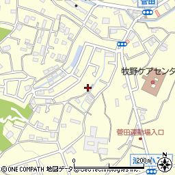 神奈川県横浜市神奈川区菅田町1052周辺の地図