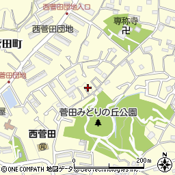 神奈川県横浜市神奈川区菅田町610周辺の地図