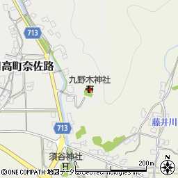 九野木神社周辺の地図