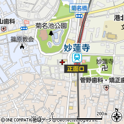 妙蓮寺スタジオ周辺の地図