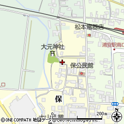 鳥取県東伯郡琴浦町保周辺の地図