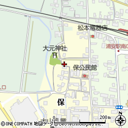 鳥取県琴浦町（東伯郡）保周辺の地図