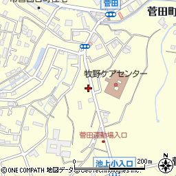 神奈川県横浜市神奈川区菅田町1094周辺の地図