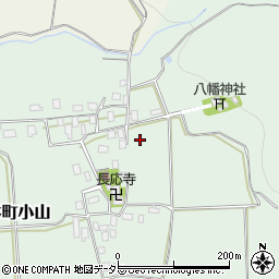 滋賀県長浜市木之本町小山周辺の地図