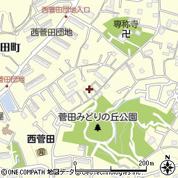 神奈川県横浜市神奈川区菅田町609周辺の地図