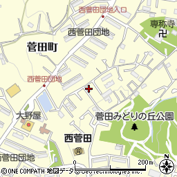 神奈川県横浜市神奈川区菅田町615周辺の地図