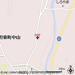 兵庫県豊岡市但東町中山444周辺の地図