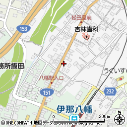 有限会社伊那科学器械店　飯田営業所周辺の地図