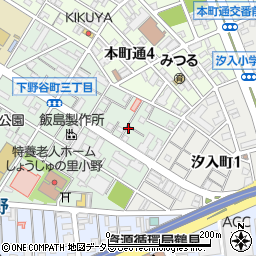 ビジネス旅館三恵周辺の地図