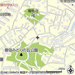 神奈川県横浜市神奈川区菅田町754周辺の地図