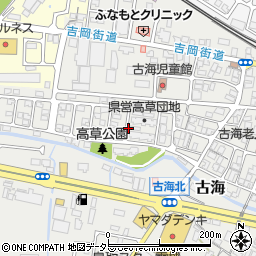 鳥取県鳥取市古海周辺の地図