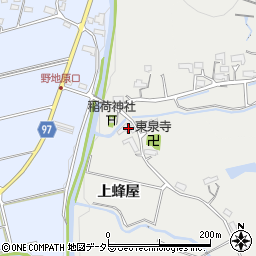 岐阜県美濃加茂市蜂屋町上蜂屋1387周辺の地図