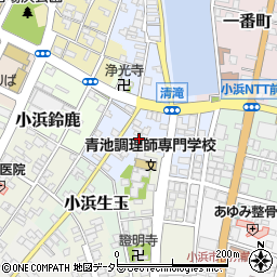 福井県小浜市小浜清滝周辺の地図