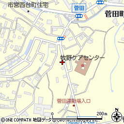 神奈川県横浜市神奈川区菅田町1095周辺の地図
