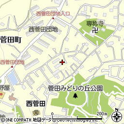 神奈川県横浜市神奈川区菅田町608周辺の地図