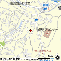 神奈川県横浜市神奈川区菅田町1058周辺の地図