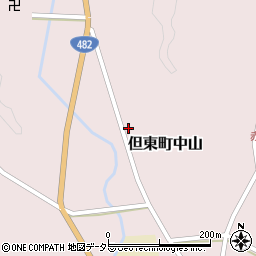 兵庫県豊岡市但東町中山1091周辺の地図