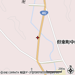 兵庫県豊岡市但東町中山1024周辺の地図