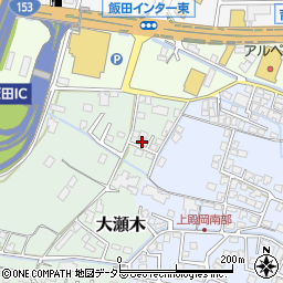 長野県飯田市大瀬木60-4周辺の地図