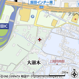 長野県飯田市大瀬木60周辺の地図