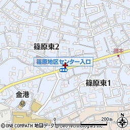 コントレール妙蓮寺周辺の地図