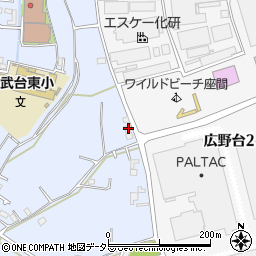 神奈川県座間市栗原1101周辺の地図