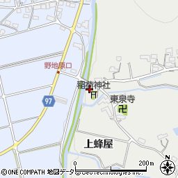 岐阜県美濃加茂市蜂屋町上蜂屋1344周辺の地図