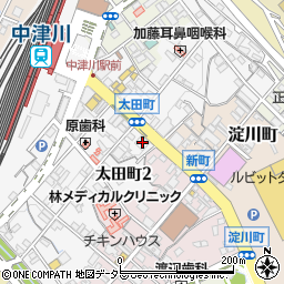 十六銀行中津川支店 ＡＴＭ周辺の地図