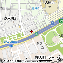 神奈川県横浜市鶴見区汐入町3丁目15-30周辺の地図