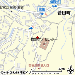 神奈川県横浜市神奈川区菅田町1505周辺の地図