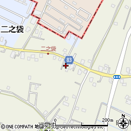 千葉県大網白里市下ケ傍示677-2周辺の地図
