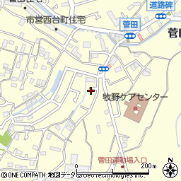 神奈川県横浜市神奈川区菅田町1059周辺の地図