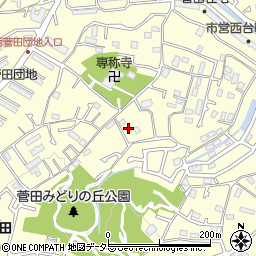神奈川県横浜市神奈川区菅田町1004周辺の地図