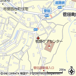 神奈川県横浜市神奈川区菅田町1506周辺の地図