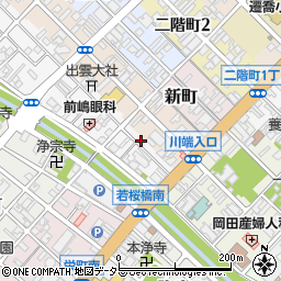 鳥取県鳥取市元町周辺の地図