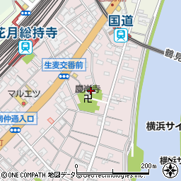 慶岸寺周辺の地図