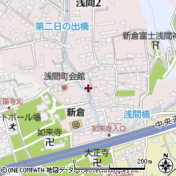 遠山精肉店周辺の地図