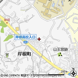 神奈川県横浜市港北区岸根町396周辺の地図