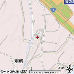 鳥取県東伯郡琴浦町別所391周辺の地図