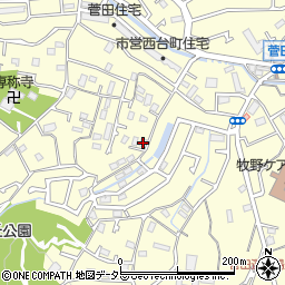神奈川県横浜市神奈川区菅田町1017周辺の地図