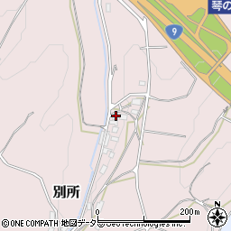 鳥取県東伯郡琴浦町別所390周辺の地図