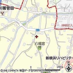 神奈川県横浜市神奈川区菅田町2527周辺の地図