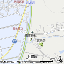 岐阜県美濃加茂市蜂屋町上蜂屋1358周辺の地図
